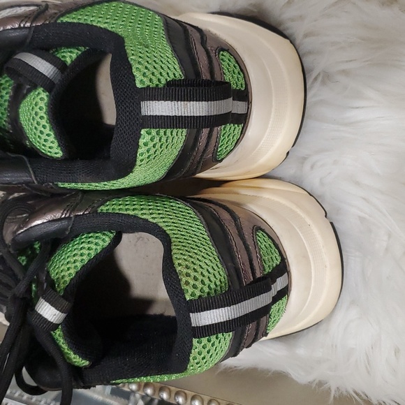 Dior homme green silver sneakers size 38 us 8 - Picture 7 of 17